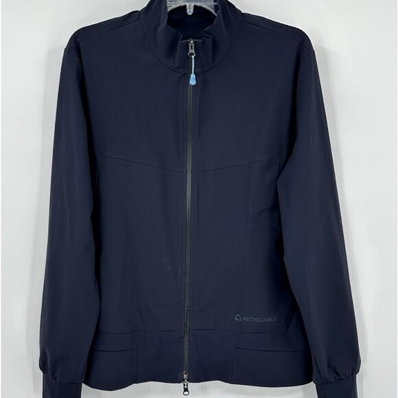 SAVE THE DUCK jacket coat windbreaker softshell lightweight zip up blue MEDIUM - Picture 2 of 11